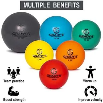 Soft Shell Weighted Ball Set - Performance Training for Baseball & Softball