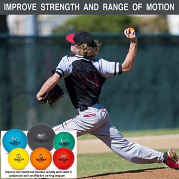 Soft Shell Weighted Ball Set for Velocity Training