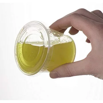 Plastimade Clear Portion Cups with Lids - 200 Pack