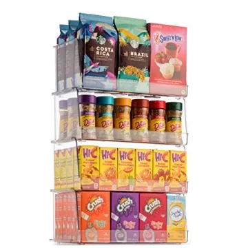 Stackable Clear Pantry Organizer Bins for Efficient Storage