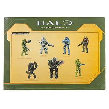 World of HALO Ultimate Mission Pack - UNSC Armory - Spartan Gungir with Weapons and Accessories HALO Fans - Build Your HALO Universe - Amazon Exclusive