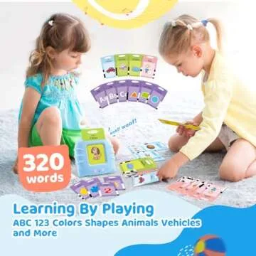 TimingSXD Bilingual Flash Cards for Toddlers - Fun Learning Toy