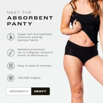 Bambody Leakproof Period Underwear for Women and Teens - Black