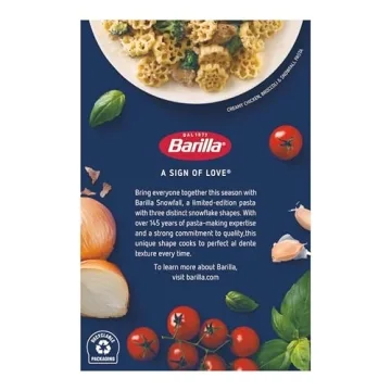 BARILLA Limited Edition Snowfall Pasta for Holiday Fun