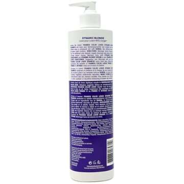 FRAMESI Dynamic Blonde Sulfate Free Purple Conditioner for Color Treated Hair, 17 Fl Oz