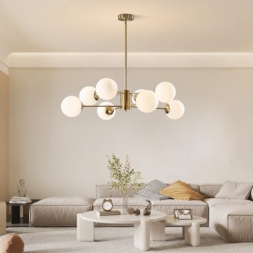 KCO Lighting 8-Light Sputnik Chandelier Modern Elegance