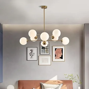 KCO Lighting 8-Light Sputnik Chandelier Modern Elegance
