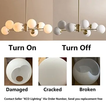 KCO Lighting 8-Light Sputnik Chandelier Modern Elegance