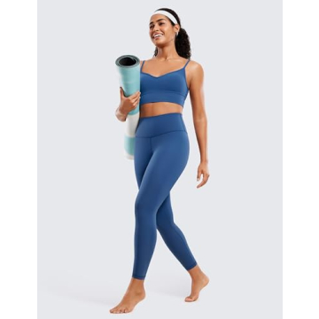 CRZ YOGA High Waisted Brushed Workout Leggings Women's