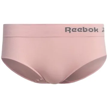 Reebok Women's Hipster Panties - 5 Pack Breathable Stretch Performance Hipster Briefs - Seamless Underwear for Women (S-XL), Size Large, Sharkskin/Dusty Pink/Black/Nude/Rasberry Pink