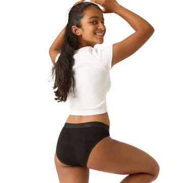 Teen Period Hipster Bikini - Comfy & Eco-Friendly Protection