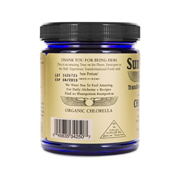 Premium Chlorella Powder 111g by Sun Potion - Organic Superfood