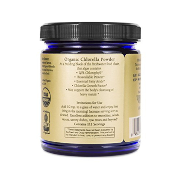 Premium Chlorella Powder 111g by Sun Potion - Organic Superfood