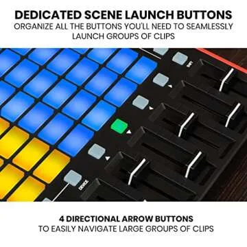 AKAI Professional APC Mini MK2 - USB MIDI Pad Controller for Clip Launching with Ableton Live Lite, 64 RGB Pads, Drum and Note Mode and MIDI Mixer