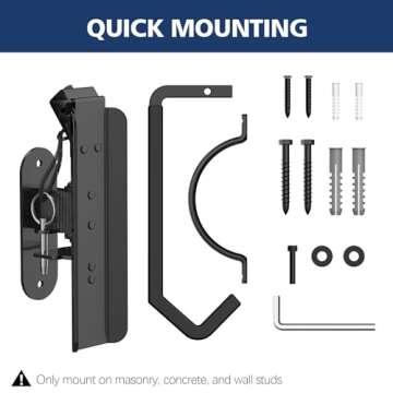 Kesito Swivel Bike Wall Mount, Vertical Bicycle Rack for Garage, Wall Mounted Bike Hanger Hook, Hanging Bike Storage Garage Organization, 2 Packs