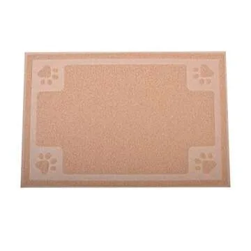 Darkyazi Pet Feeding Mat Large for Dogs and Cats,24"×16" Flexible and Easy to Clean Feeding Mat,Bes...