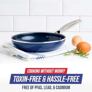 Blue Diamond 8" Nonstick Frying Pan - Safe & Durable