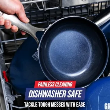 Blue Diamond 8" Nonstick Frying Pan - Safe & Durable