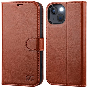 OCASE Compatible with iPhone 13 Wallet Case, PU Leather Flip Folio Case with Card Holders RFID Block...
