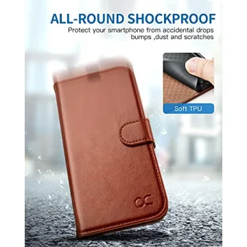 OCASE iPhone 13 Wallet Case with RFID Protection