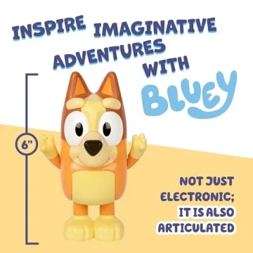 Interactive Bluey Bingo Figure with Music and Action