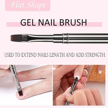 JASSINS 3-Piece Nail Art Brushes Set - Precision Tools for DIY