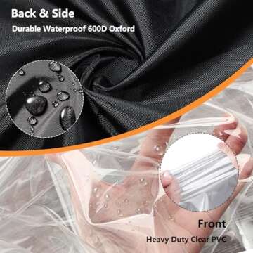 Alickwang Durable Garment Rack Cover 600D Waterproof