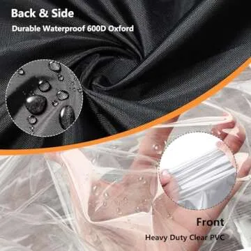 Alickwang Durable Garment Rack Cover 600D Waterproof