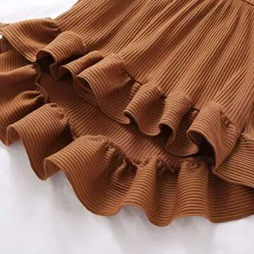 Charming Long Sleeve Toddler Dress for Girls 2-5