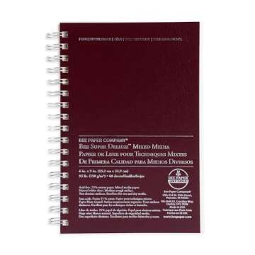 Bee Paper Super Deluxe Sketch Pad, 6-Inch L by 9-Inch H