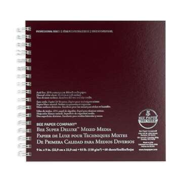 Bee Paper Super Deluxe Sketch Pad, 6-Inch L by 9-Inch H