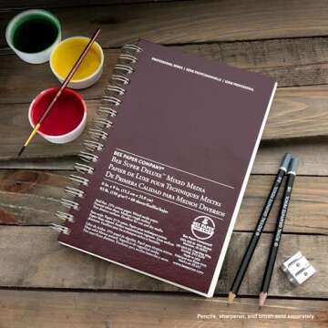 Bee Paper Super Deluxe Sketch Pad, 6-Inch L by 9-Inch H