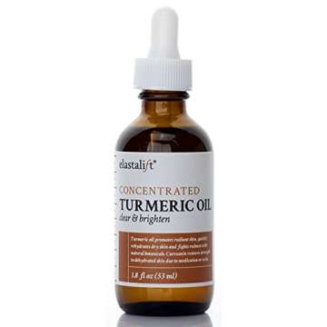 Elastalift Turmeric Oil Facial Skin Care Serum For Face. Antioxidant Moisturizer Skincare Serum Form...