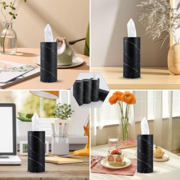 SINGARO 4-Pack Car Tissue Holder Stylish Convenient Kleenex