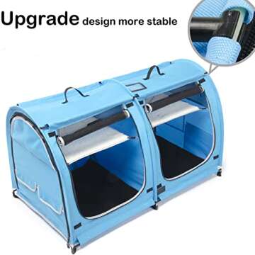 Mispace Portable Cat Carriers for Travel and Shows