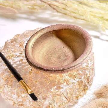 Aker Fassi Moroccan clay pot Lip Stain - Aker Fassi Clay Pot Lip Gloss: Natural Long Lasting Lipstick for Women Moroccan Lip and Cheek Tint - Authentic Morocco Lip Clay Pot Natural Lipstick Blush