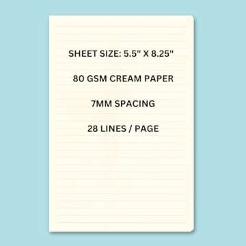 RICCO BELLO Faux Leather Lined Journal Notebook with Pen Holder