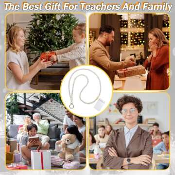 Stylish HPSEF Wooden Beaded Teacher Lanyard for ID