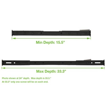 NavePoint Vented 4-Post Shelf 550mm Depth Heavy Duty