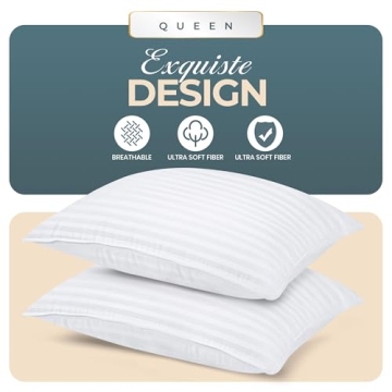 Utopia Bedding Queen Size Cooling Pillows Set of 2