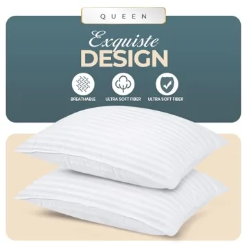 Utopia Bedding Queen Size Cooling Pillows Set of 2