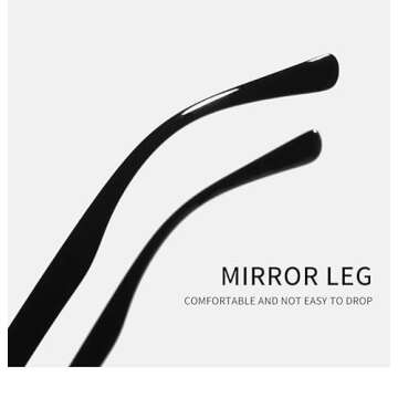 EkeNoz Retro Large Square Frame Men And Women Sunglasses Fashion Outdoor Holiday Trendy UV400 Sunglasses Gift (Color : B, Size : 1)