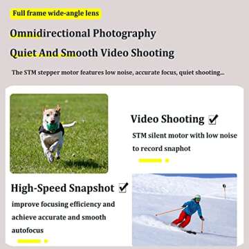 VILTROX 24mm F1.8 f/1.8 FE Full-Frame Wide-Angle Prime Autofocus Lens for Sony E-Mount Camera a7R4 A7III A7S2 A5100 A6600 A6500 A6400 A6300 A6000 A7RIV A7RIII A7SIII A7III A7RII A7II A7S A7R A7 Black