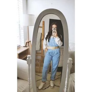 Vetinee Women's Azure Glow Adjustable Straps Denim Overalls