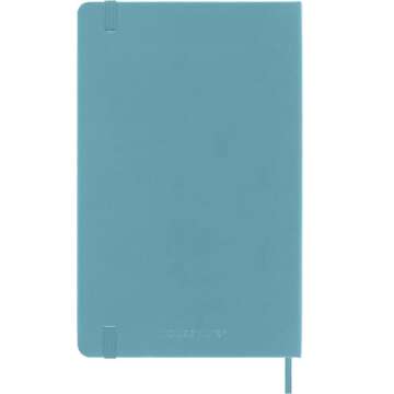 Moleskine Classic Notebook Large Ruled 240 Pages Reef Blue