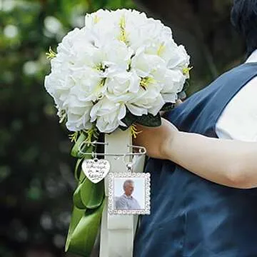 49PCS DIY Wedding Bouquet Photo Charm Set for Memories