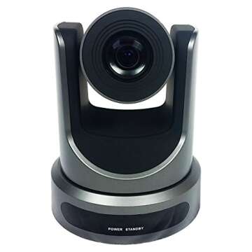 PTZOptics-20X-SDI GEN-2 PTZ IP Streaming Camera with Simultaneous HDMI and 3G-SDI Outputs - Gray