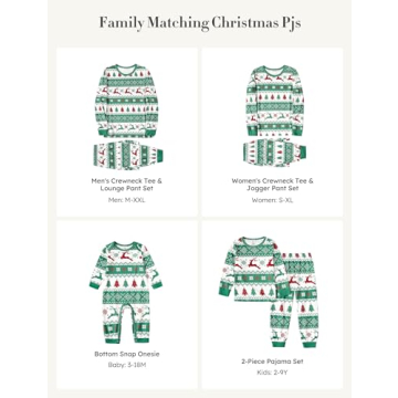 Family Christmas Pajamas Set for Cozy Holiday Fun