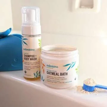 Organic Oatmeal Bath Soak for Dry Skin Relief - 6 Oz