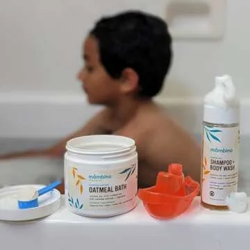 Organic Oatmeal Bath Soak for Dry Skin Relief - 6 Oz